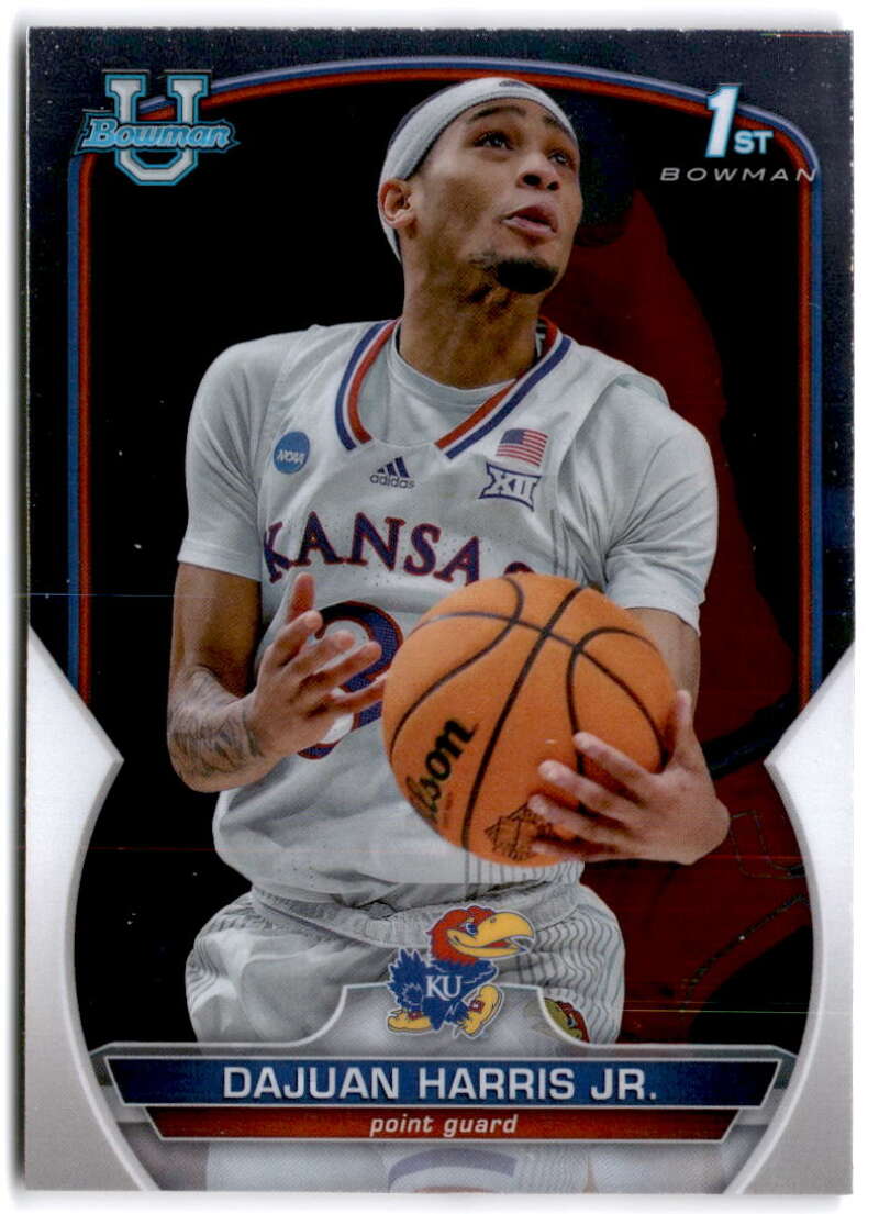 2022-23 Bowman University Chrome Basketball #90 Dajuan Harris Jr.  Bowman  V97395 Image 1