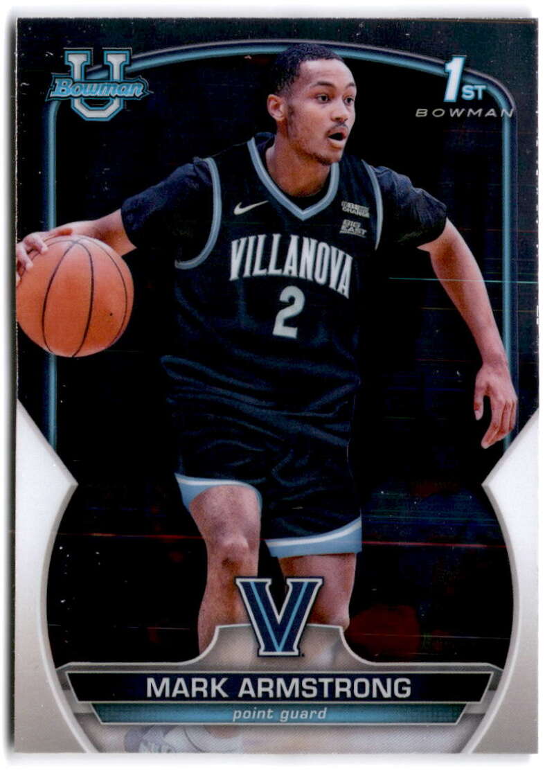 2022-23 Bowman University Chrome Basketball #95 Mark Armstrong  Bowman  V97401 Image 1