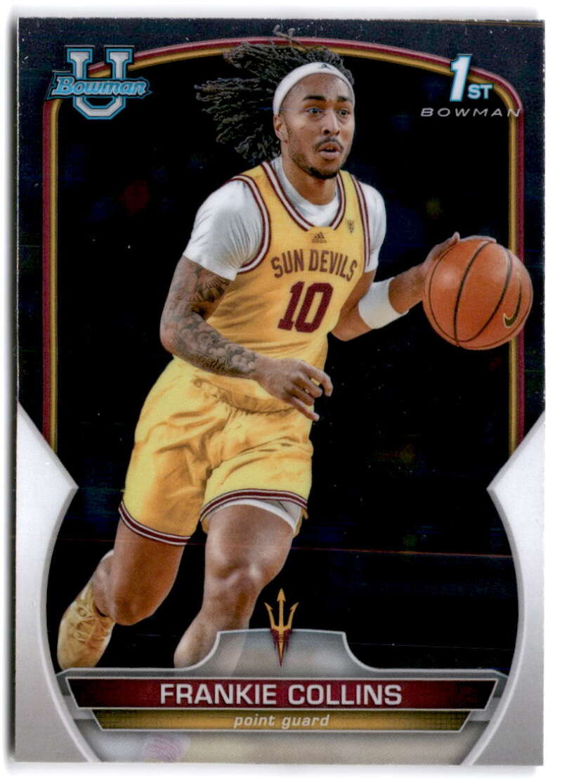 2022-23 Bowman University Chrome Basketball #97 Frankie Collins  Bowman   V97402 Image 1