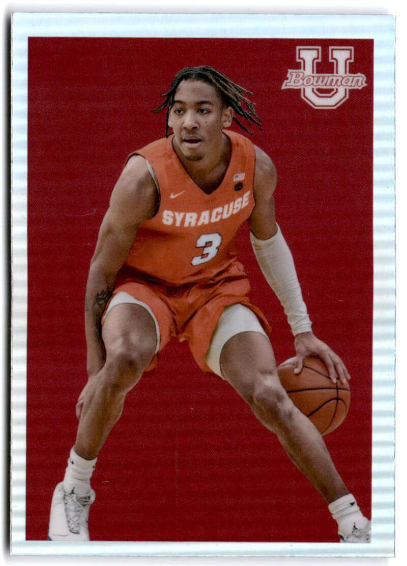 2022-23 Bowman University Chrome Basketball 2009 Bowman Judah Mintz  V97414 Image 1
