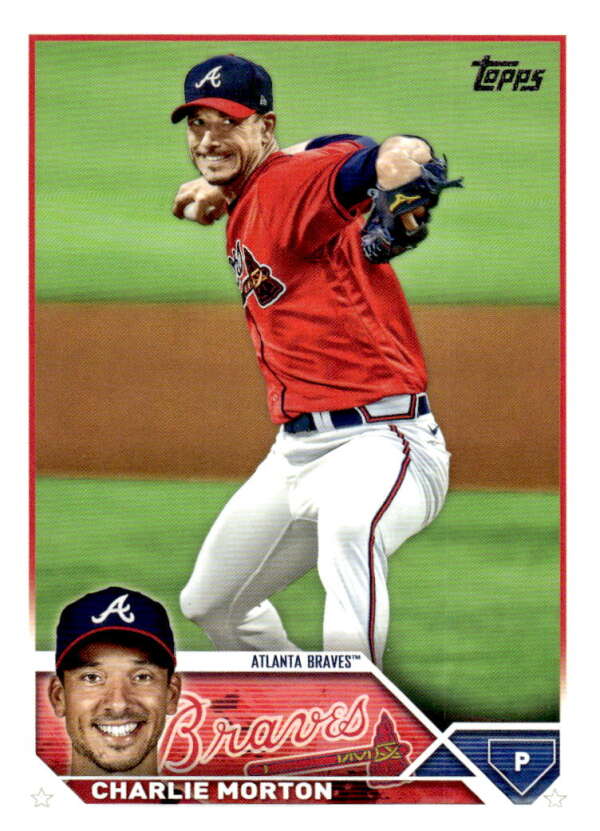 2023 Topps Baseball  #331 Charlie Morton  Atlanta Braves  Image 1