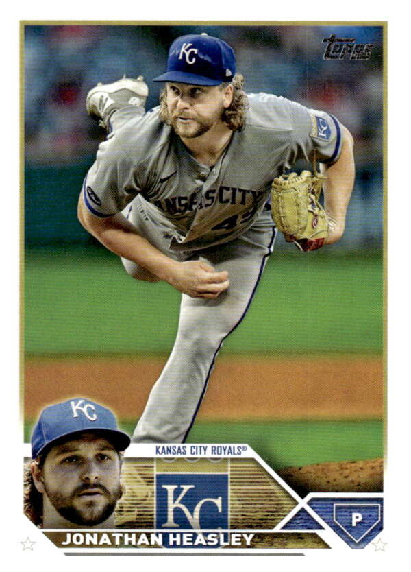 2023 Topps Baseball  #346 Jonathan Heasley  Kansas City Royals  Image 1