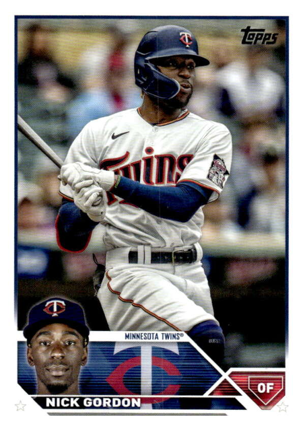 2023 Topps Baseball  #357 Nick Gordon  Minnesota Twins  Image 1