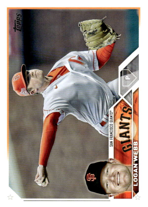 2023 Topps Baseball  #368 Logan Webb  San Francisco Giants  Image 1