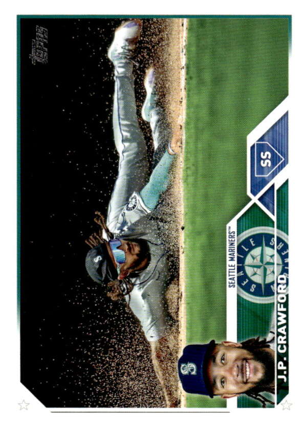 2023 Topps Baseball  #380 J.P. Crawford  Seattle Mariners  Image 1