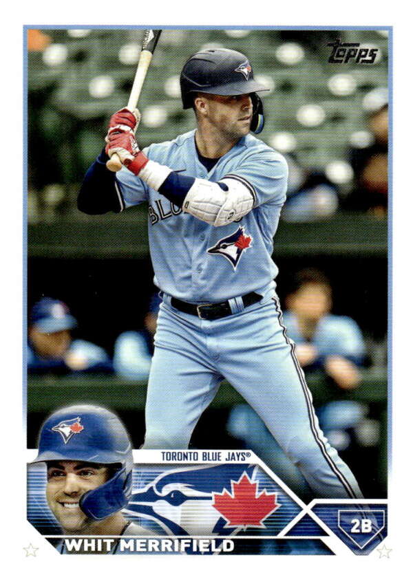 2023 Topps Baseball  #381 Whit Merrifield  Toronto Blue Jays  Image 1