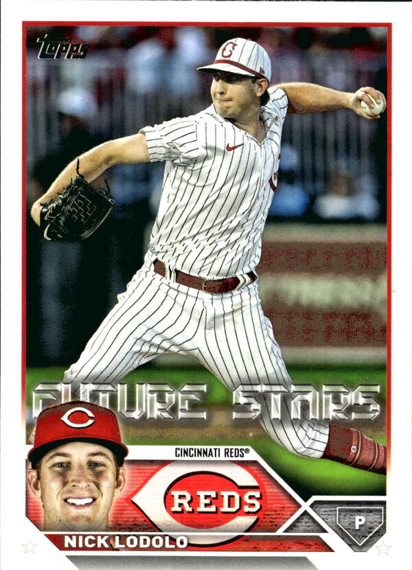 2023 Topps Baseball  #406 Nick Lodolo  Cincinnati Reds  Image 1