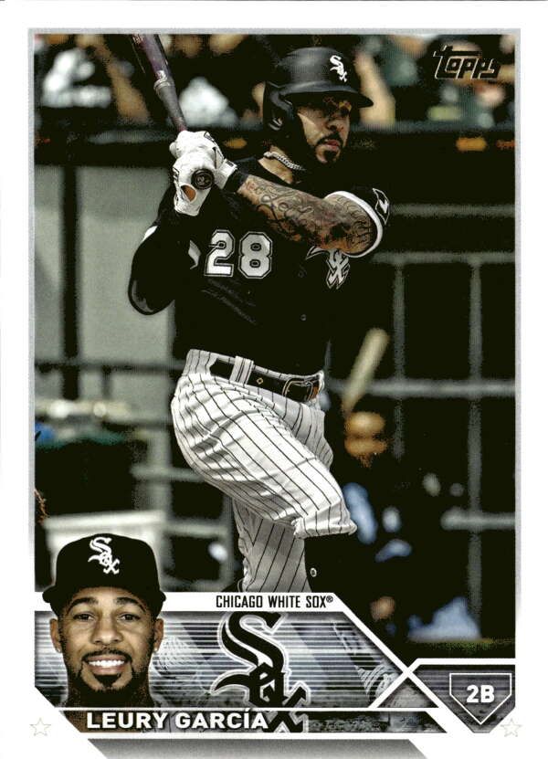 2023 Topps Baseball  #409 Leury Garcia  Chicago White Sox  Image 1