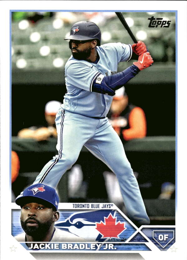 2023 Topps Baseball  #410 Jackie Bradley Jr.  Toronto Blue Jays  Image 1