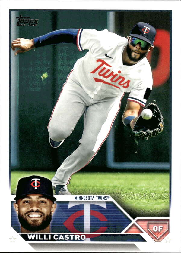 2023 Topps Baseball  #411 Willi Castro  Minnesota Twins  Image 1