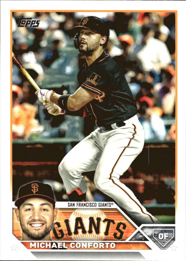 2023 Topps Baseball  #419 Michael Conforto  San Francisco Giants  Image 1