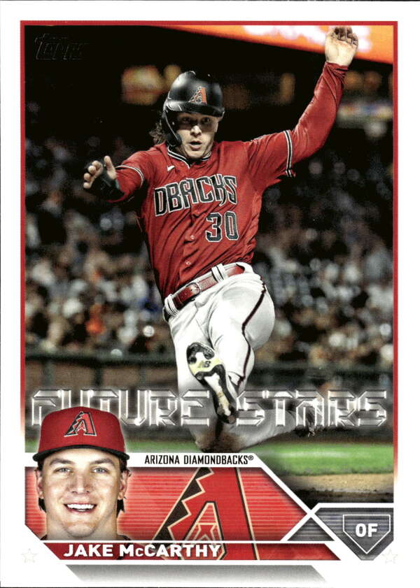 2023 Topps Baseball  #422 Jake McCarthy  Arizona Diamondbacks  Image 1