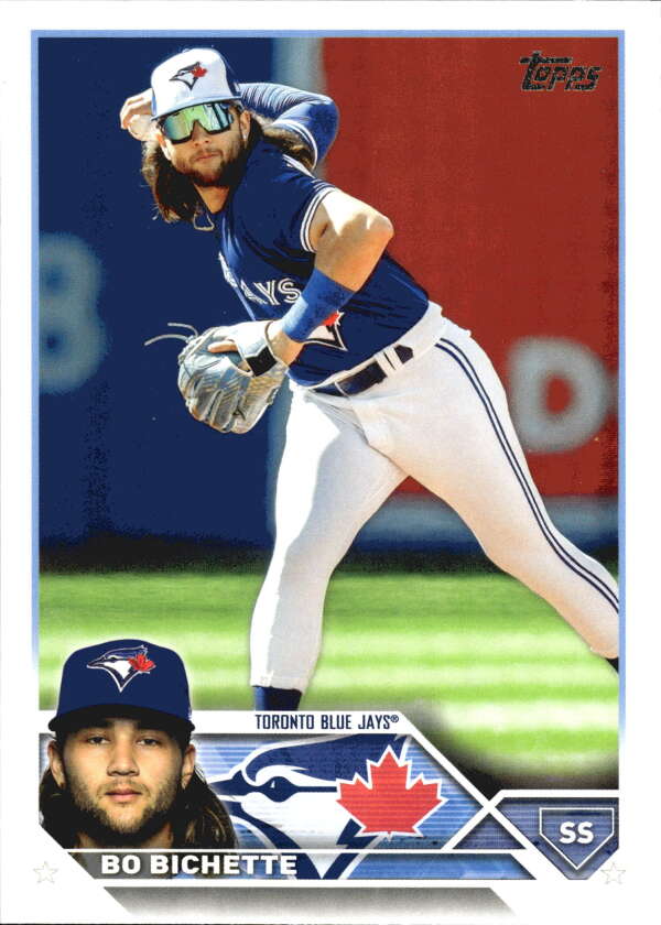 2023 Topps Baseball  #428 Bo Bichette  Toronto Blue Jays  Image 1