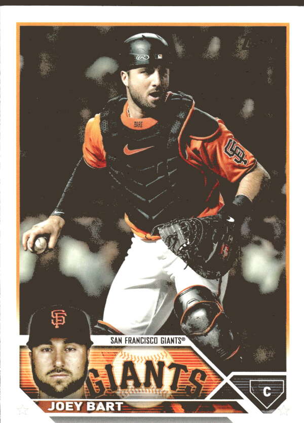 2023 Topps Baseball  #435 Joey Bart  San Francisco Giants  Image 1