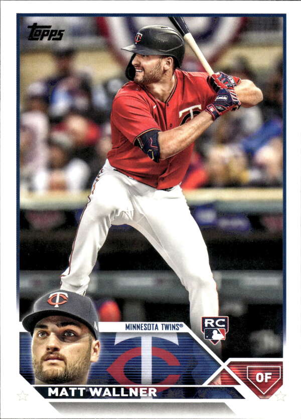 2023 Topps Baseball  #448 Matt Wallner  RC Rookie Minnesota Twins  Image 1