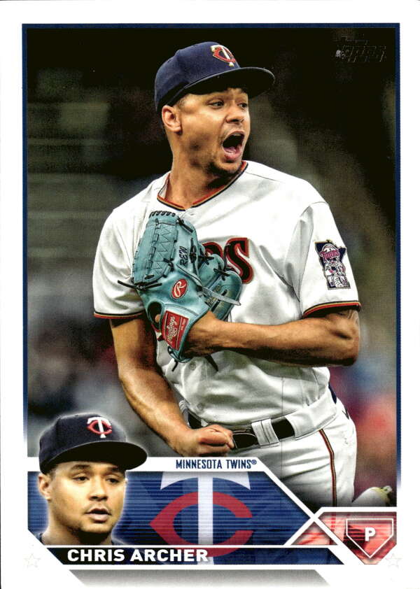 2023 Topps Baseball  #465 Chris Archer  Minnesota Twins  Image 1