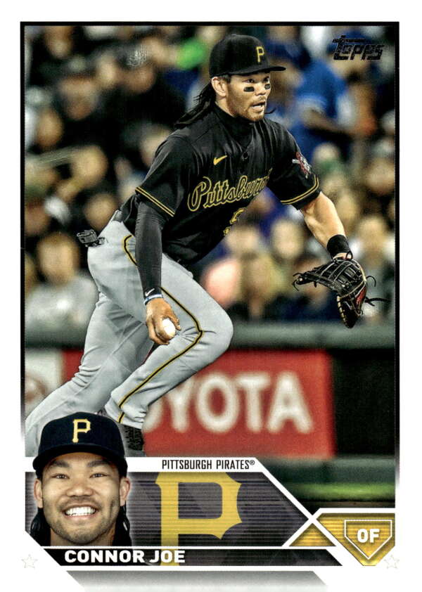 2023 Topps Baseball  #525 Connor Joe  Pittsburgh Pirates  Image 1