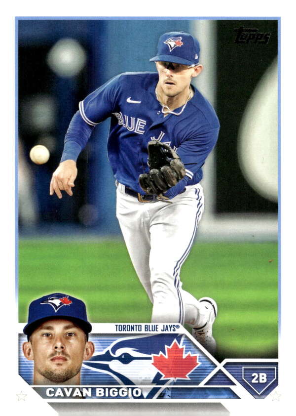 2023 Topps Baseball  #526 Cavan Biggio  Toronto Blue Jays  Image 1