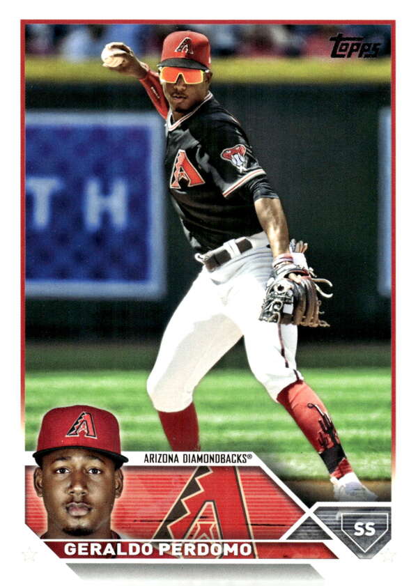 2023 Topps Baseball  #531 Geraldo Perdomo  Arizona Diamondbacks  Image 1