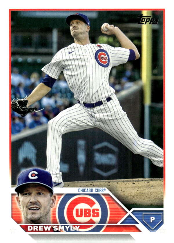 2023 Topps Baseball  #535 Drew Smyly  Chicago Cubs  Image 1