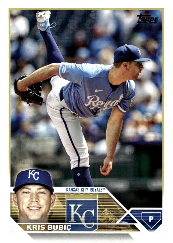 2023 Topps Baseball  #541 Kris Bubic  Kansas City Royals  Image 1