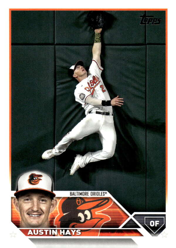 2023 Topps Baseball  #546 Austin Hays  Baltimore Orioles  Image 1