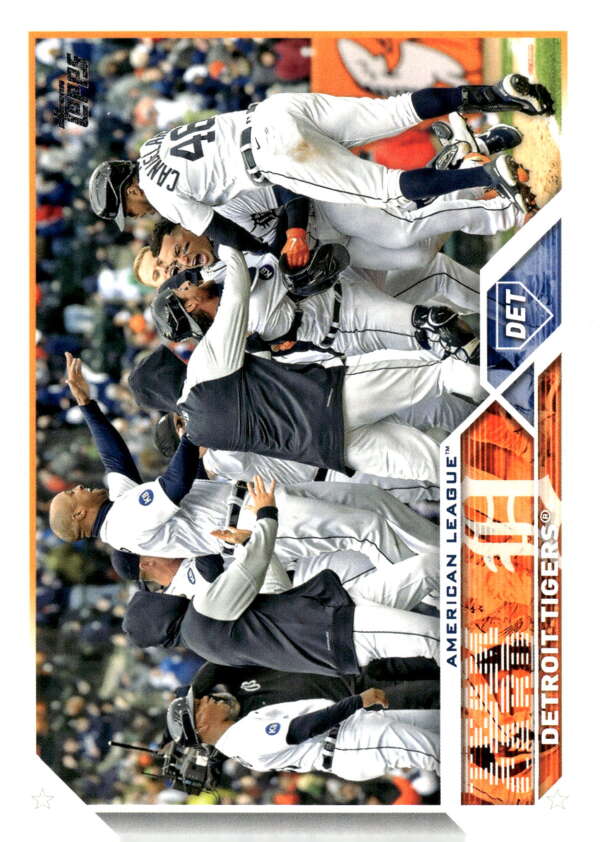 2023 Topps Baseball  #555 Detroit Tigers   Image 1