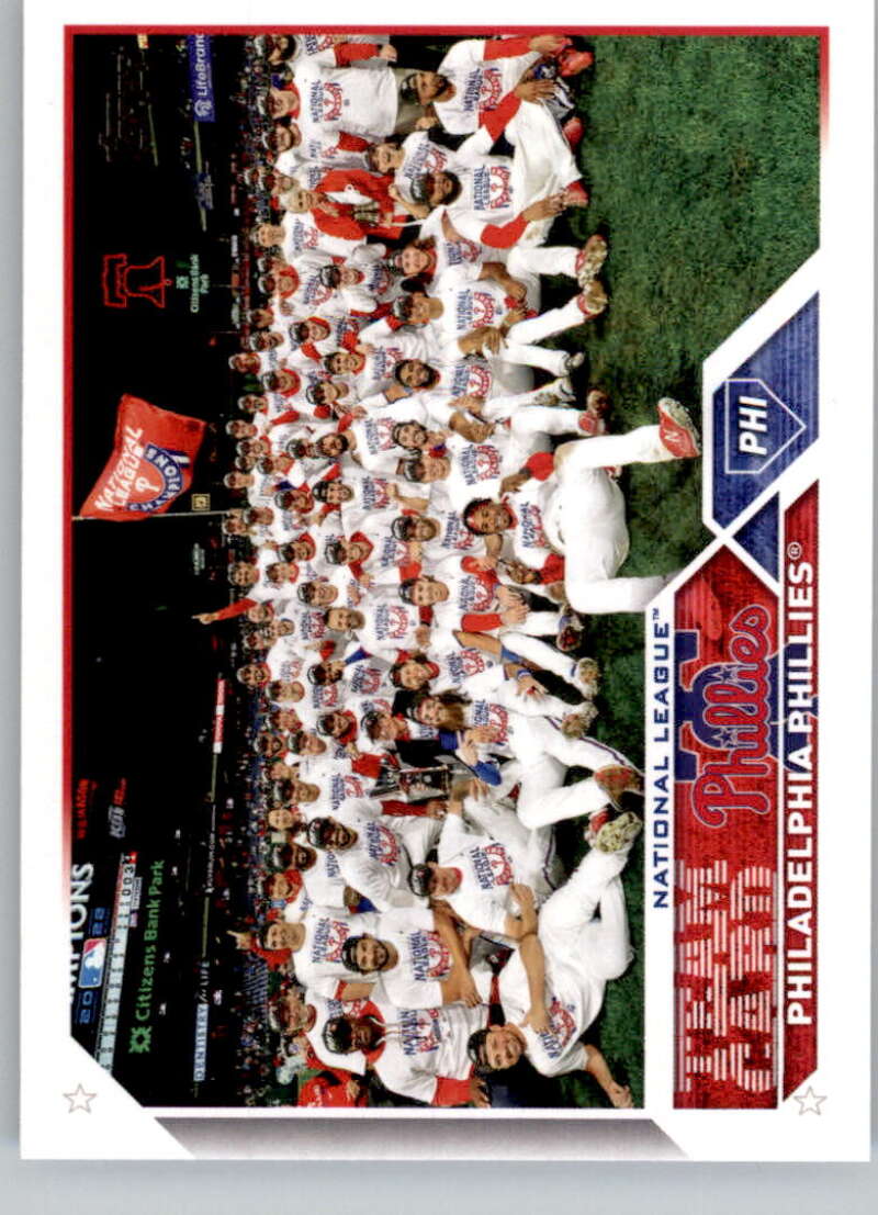 2023 Topps Baseball  #567 Philadelphia Phillies   Image 1