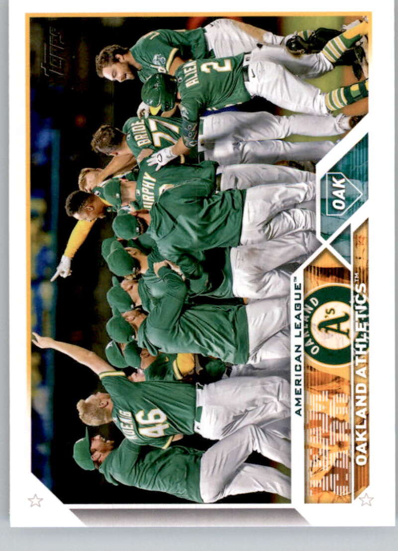 2023 Topps Baseball  #577 Oakland Athletics   Image 1