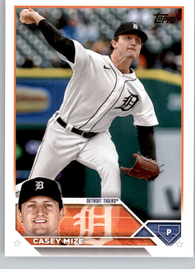 2023 Topps Baseball  #586 Casey Mize  Detroit Tigers  Image 1