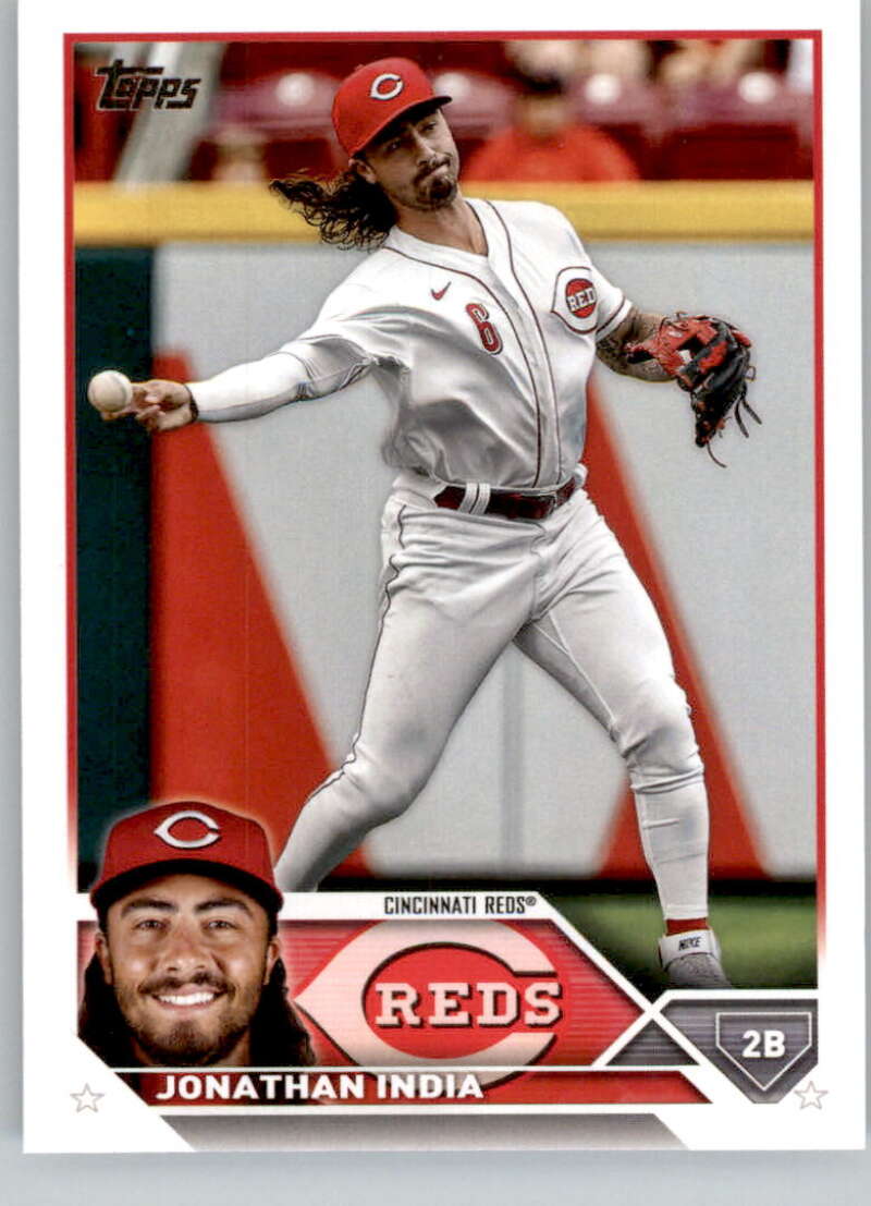 2023 Topps Baseball  #594 Jonathan India  Cincinnati Reds  Image 1