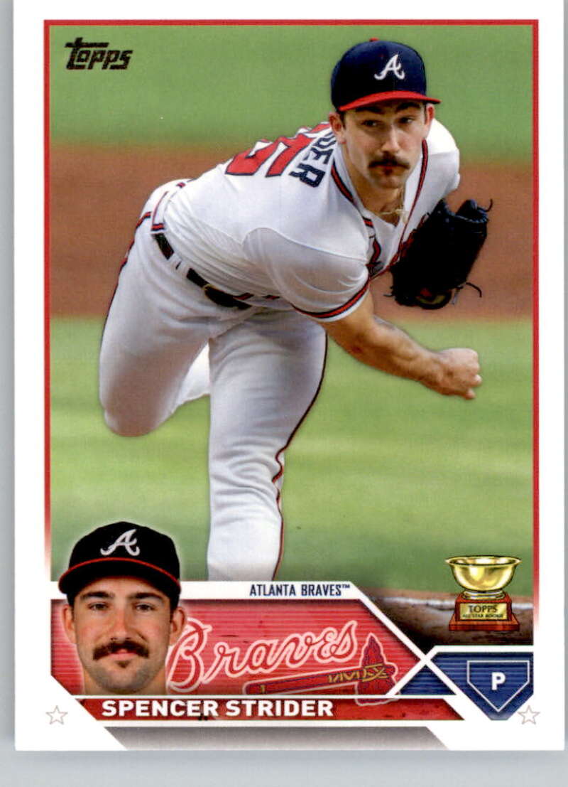 2023 Topps Baseball  #602 Spencer Strider  Atlanta Braves  Image 1