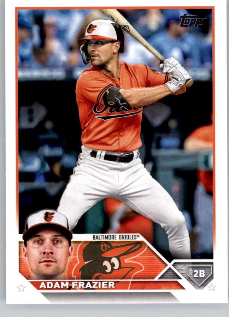 2023 Topps Baseball  #611 Adam Frazier  Baltimore Orioles  Image 1