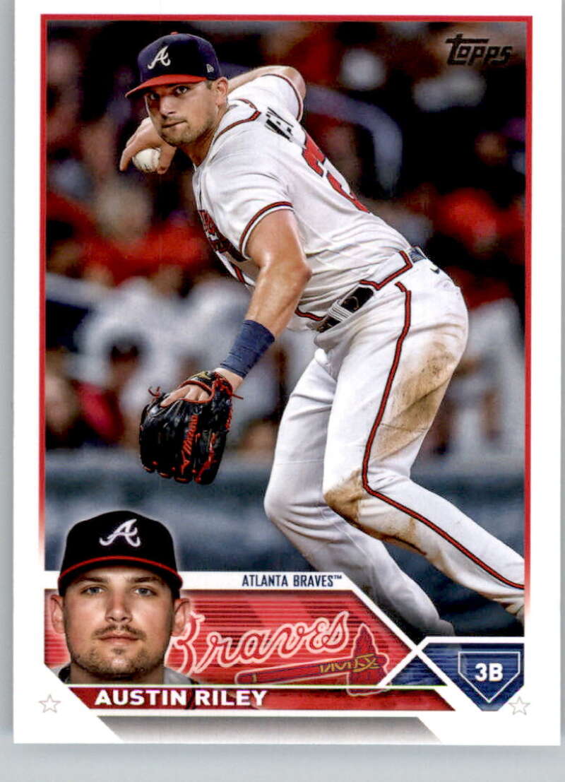 2023 Topps Baseball  #660 Austin Riley  Atlanta Braves  Image 1