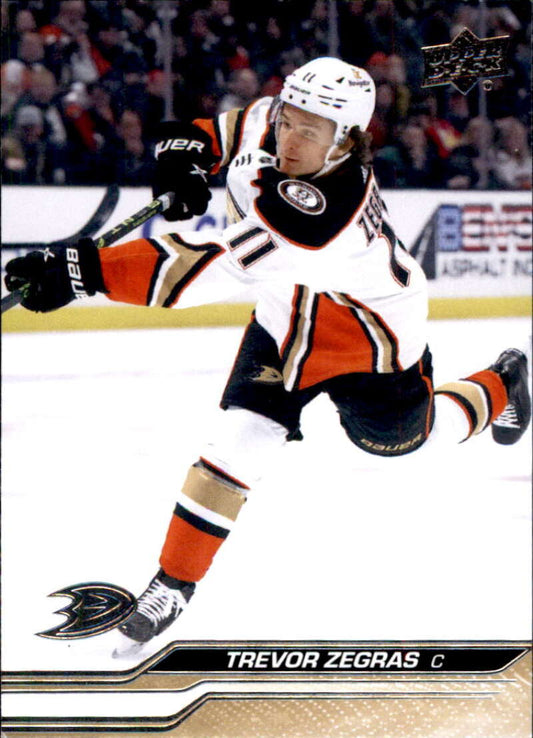 2023-24 Upper Deck Hockey #1 Trevor Zegras  Anaheim Ducks  Image 1