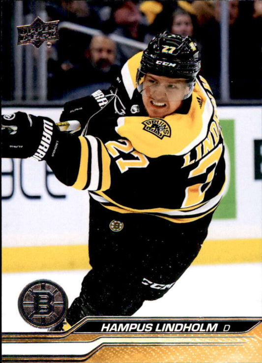 2023-24 Upper Deck Hockey #13 Hampus Lindholm  Boston Bruins  Image 1