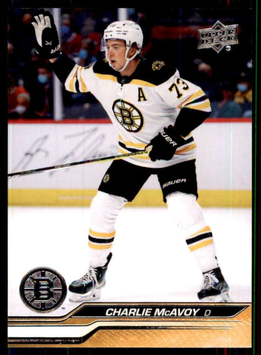 2023-24 Upper Deck Hockey #14 Charlie McAvoy  Boston Bruins  Image 1