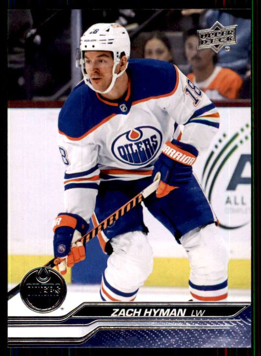 2023-24 Upper Deck Hockey #68 Zach Hyman  Edmonton Oilers  Image 1