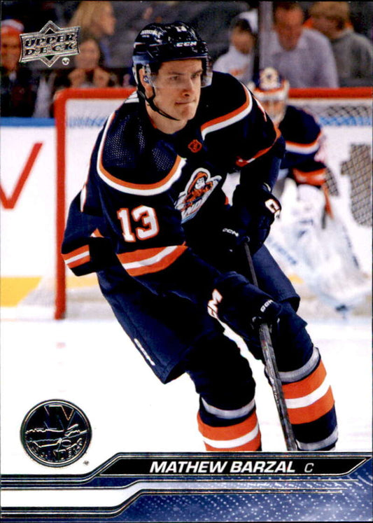 2023-24 Upper Deck Hockey #118 Mathew Barzal  New York Islanders  Image 1