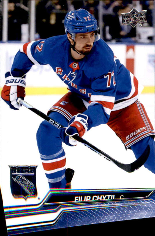 2023-24 Upper Deck Hockey #122 Filip Chytil  New York Rangers  Image 1