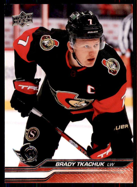 2023-24 Upper Deck Hockey #126 Brady Tkachuk  Ottawa Senators  Image 1