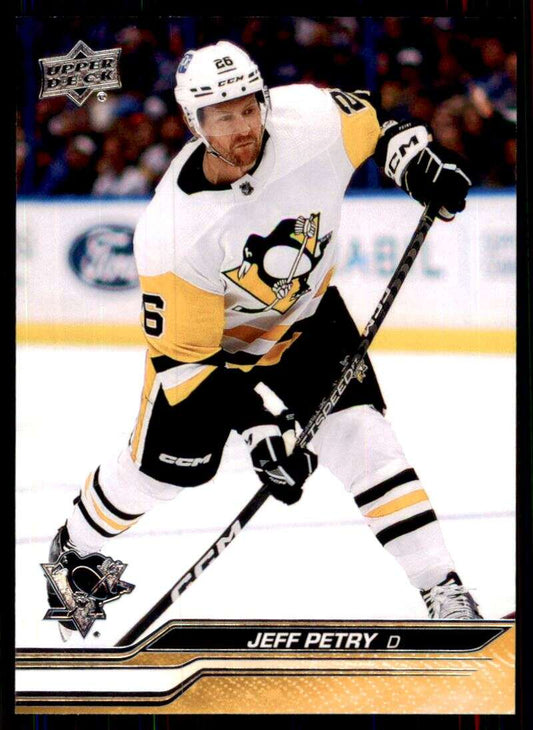 2023-24 Upper Deck Hockey #142 Jeff Petry  Pittsburgh Penguins  Image 1