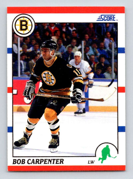 1990-91 Score American #16 Bob Carpenter  Boston Bruins  Image 1