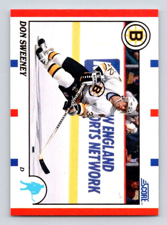 1990-91 Score American #51 Don Sweeney  RC Rookie Boston Bruins  Image 1