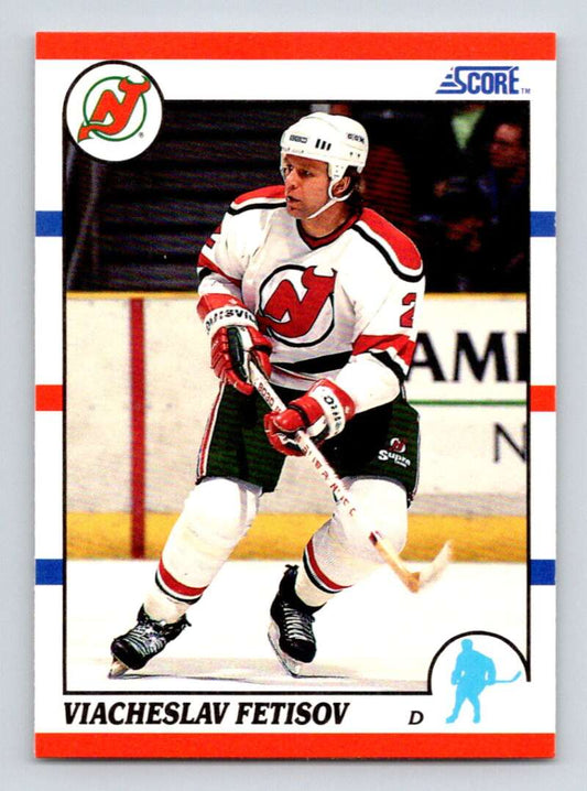 1990-91 Score American #62 Slava Fetisov  RC Rookie New Jersey Devils  Image 1