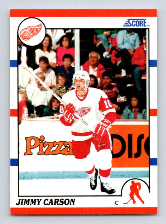 1990-91 Score American #64 Jimmy Carson  Detroit Red Wings  Image 1