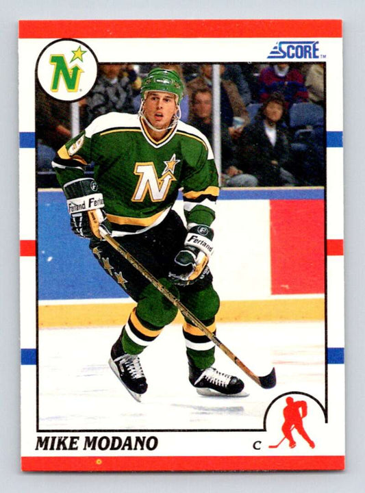 1990-91 Score American #120 Mike Modano  RC Rookie Minnesota North Stars  Image 1