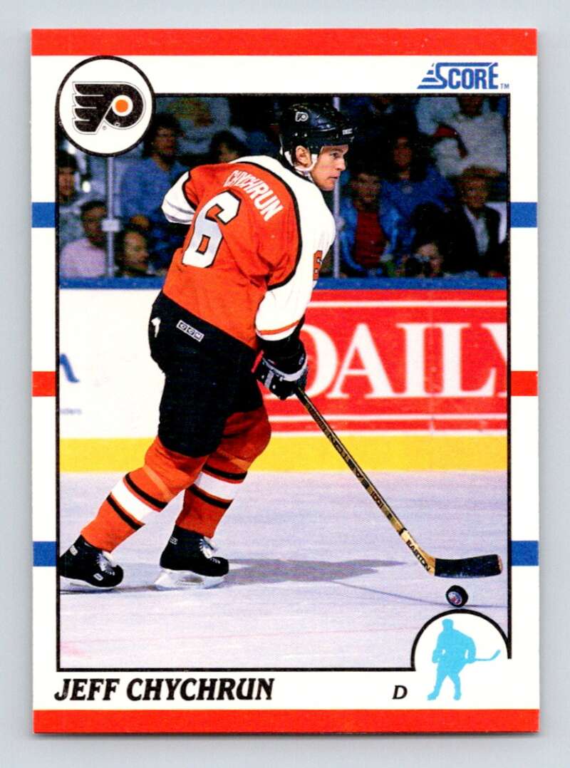 1990-91 Score American #138 Jeff Chychrun  RC Rookie Philadelphia Flyers  Image 1