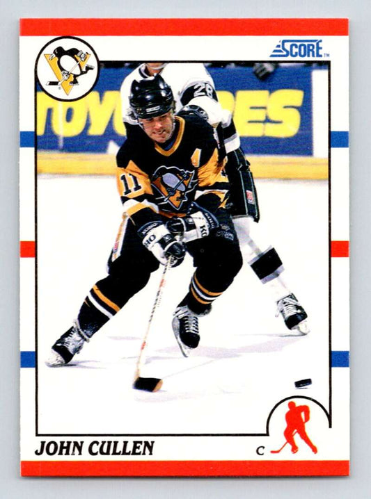 1990-91 Score American #164 John Cullen  Pittsburgh Penguins  Image 1