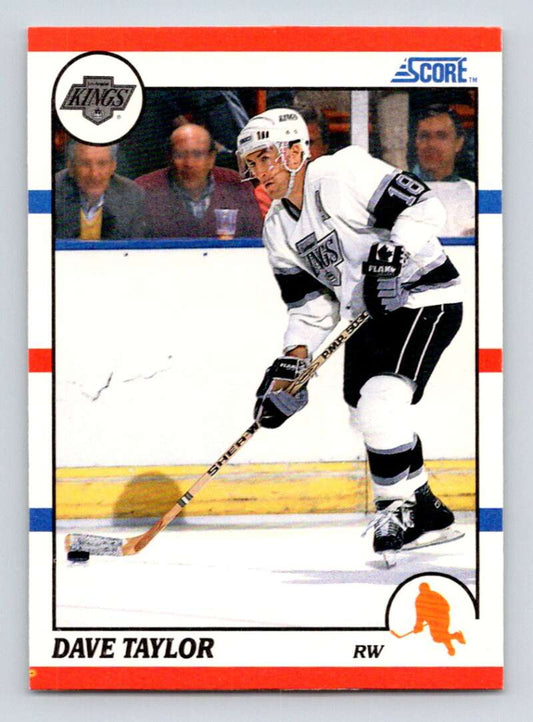 1990-91 Score American #166 Dave Taylor  Los Angeles Kings  Image 1
